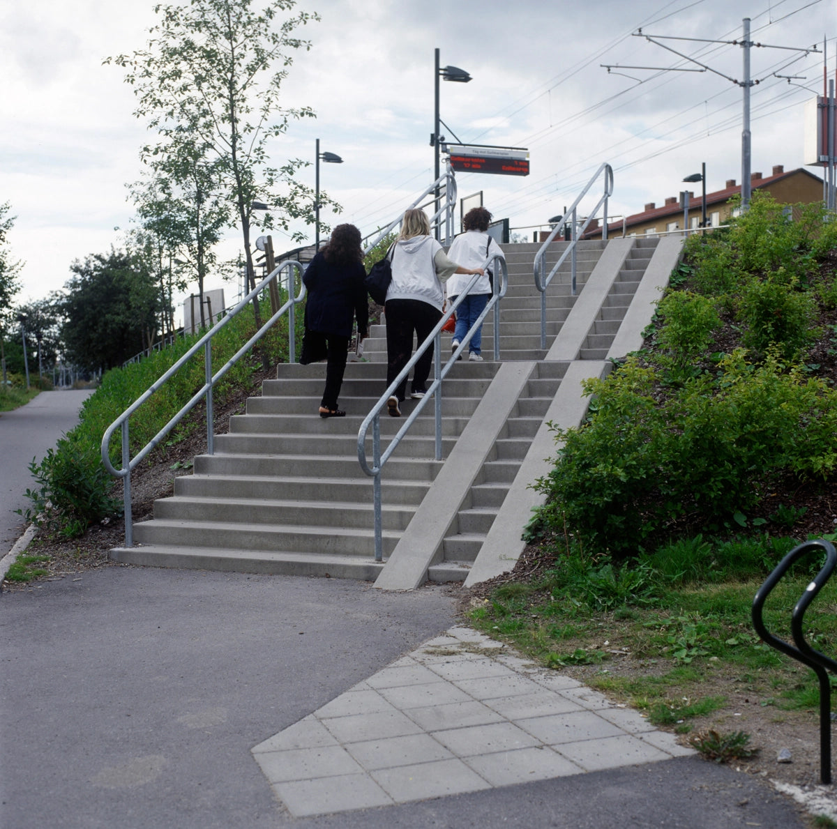 Blocktrappa ramp 8 steg