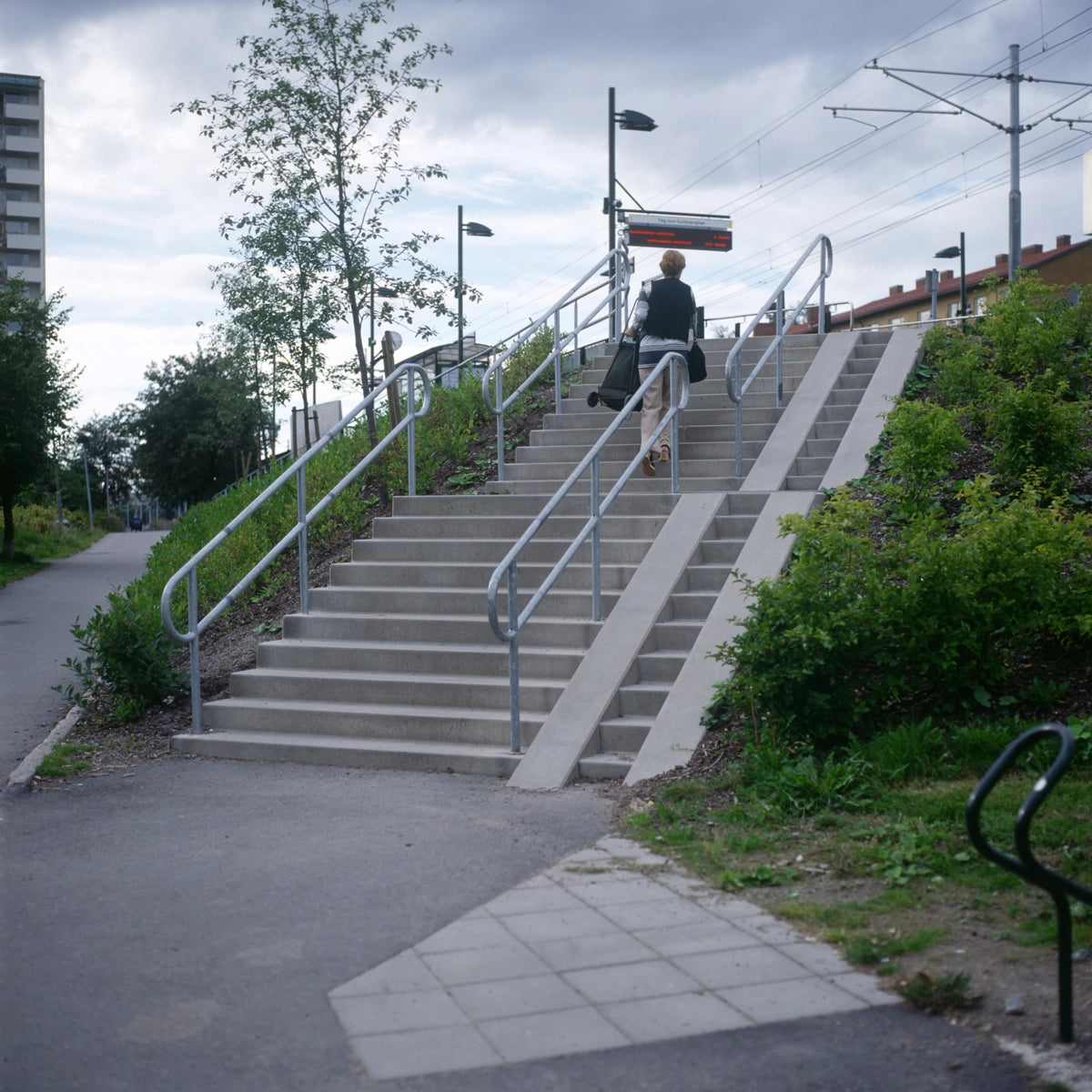 Blocktrappa ramp 4 steg