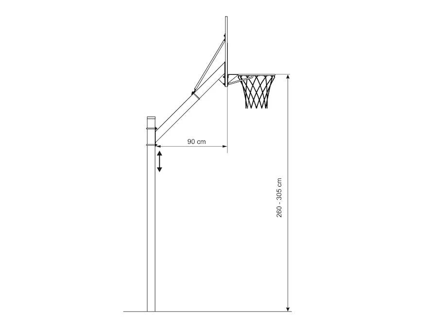 Image Street Master Super Basketstativ Standardkorg 