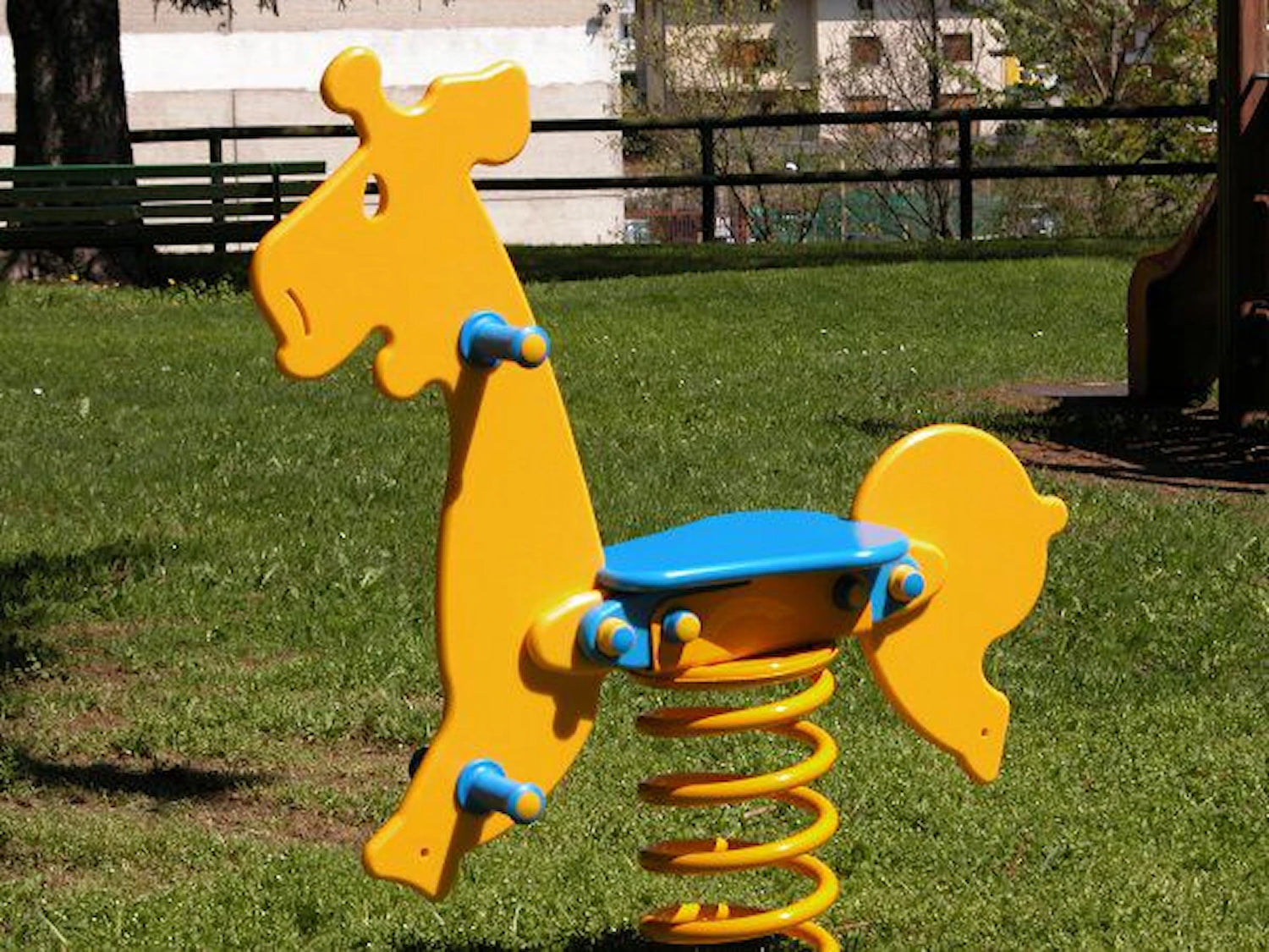 Image  Giraffen Fjädergunga