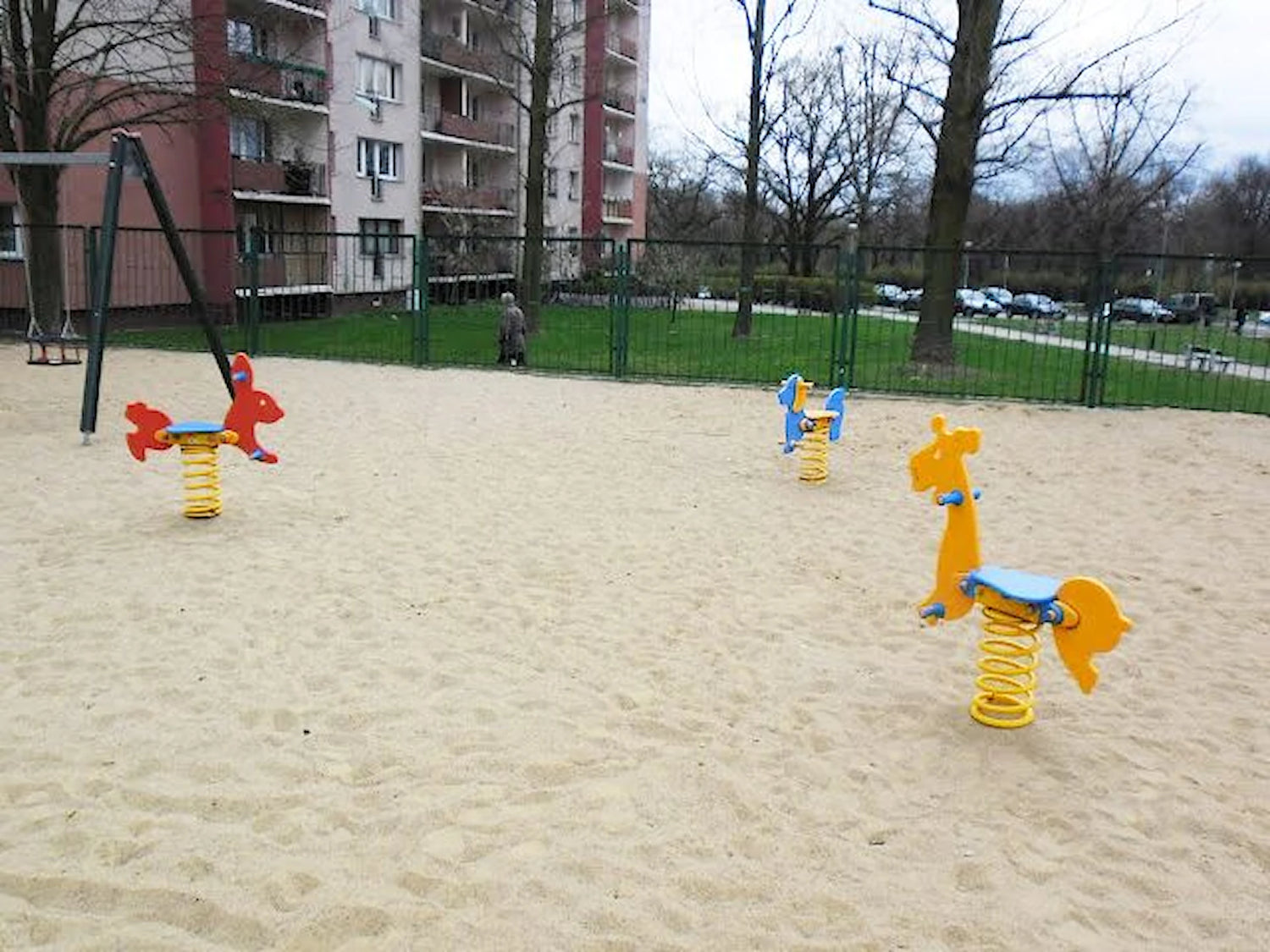 Image  Giraffen Fjädergunga