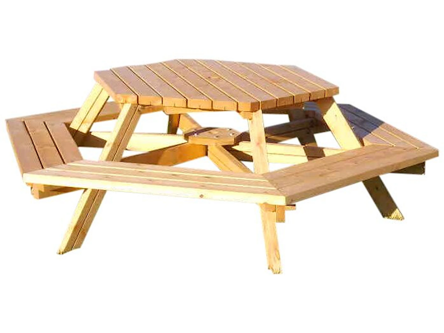 Sexkanten Bänkbord